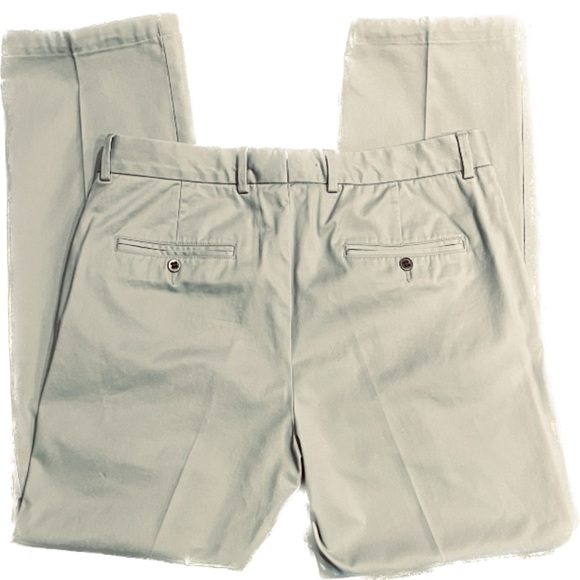 Saks Fifth Avenue Men’s Khaki Pants Size 33 X 32 - Picture 6 of 6